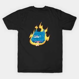 Burning Cat T-Shirt